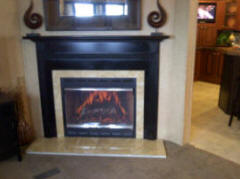 BLACK SURR W NAPOLI TILE