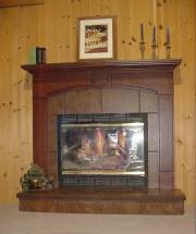 Aspen Surround with Raised Hearth