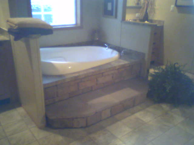 STONE TUB STEP SET