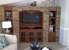 4pc Canyon Wall Buff and Tenn. Entertainment Center
