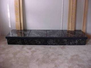 Black Marble Raised Platform