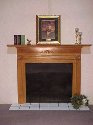 Indian Oak Plantation With White Tile Hearth